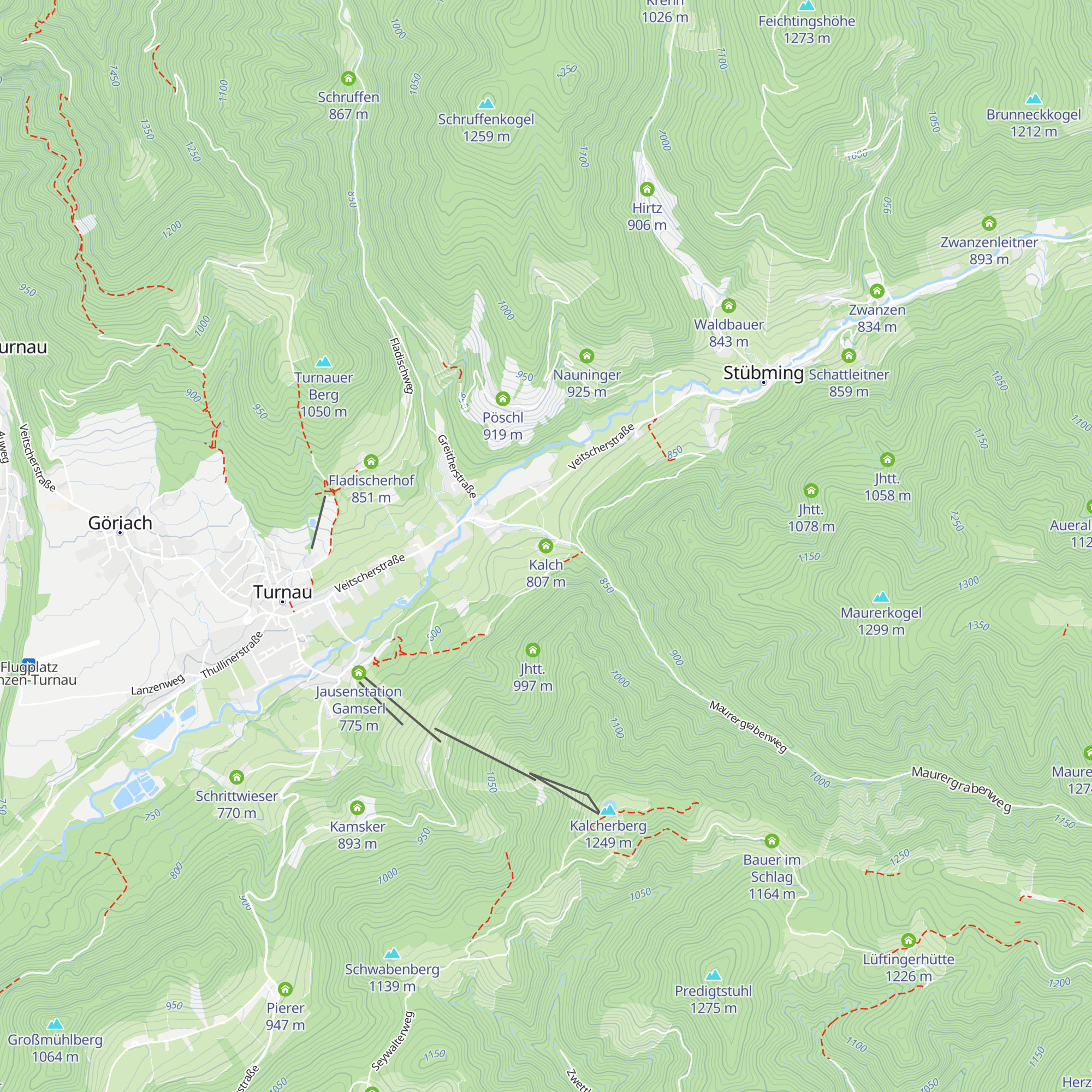 Kalch map