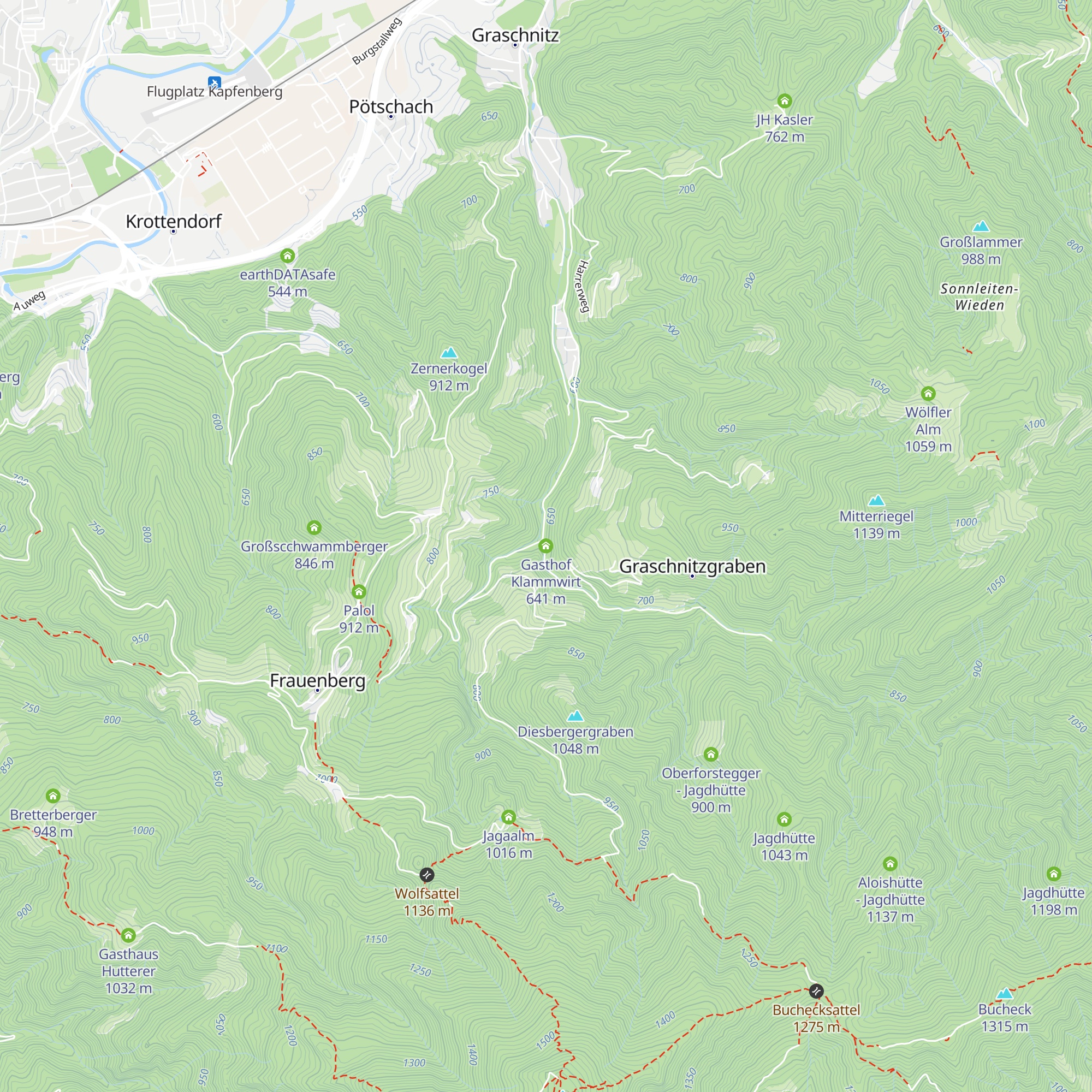 Gasthof Klammwirt map