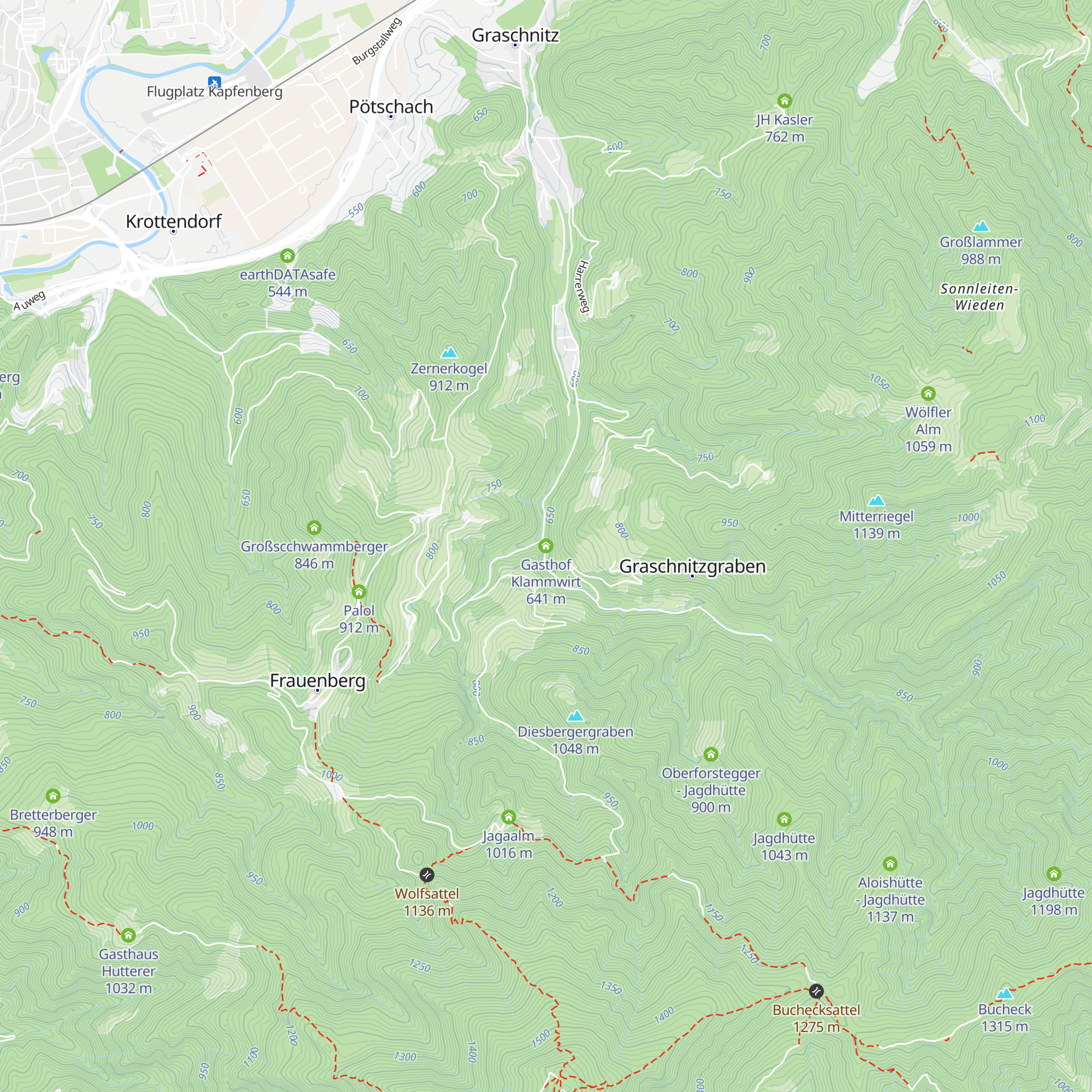 Gasthof Klammwirt map