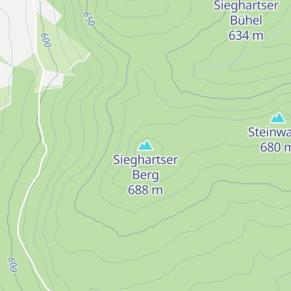 Map of Sieghartser Berg