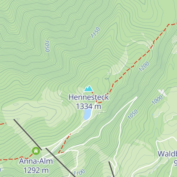 Map of Hennesteck