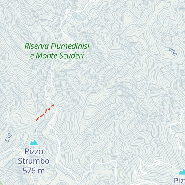 Map of Pizzo Cretarina
