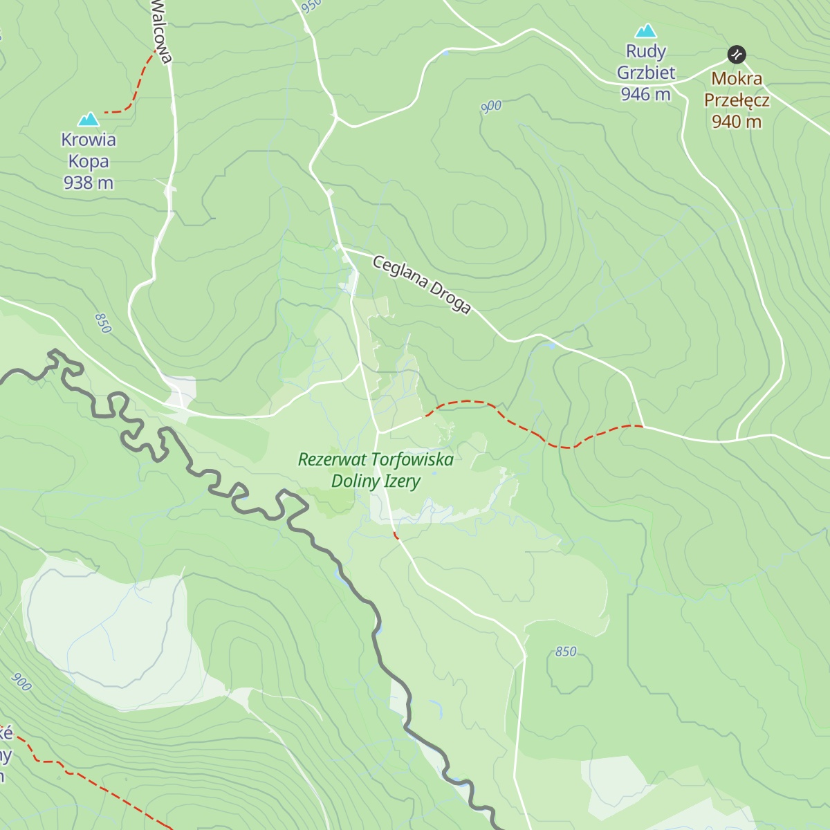 Chatka Górzystów map