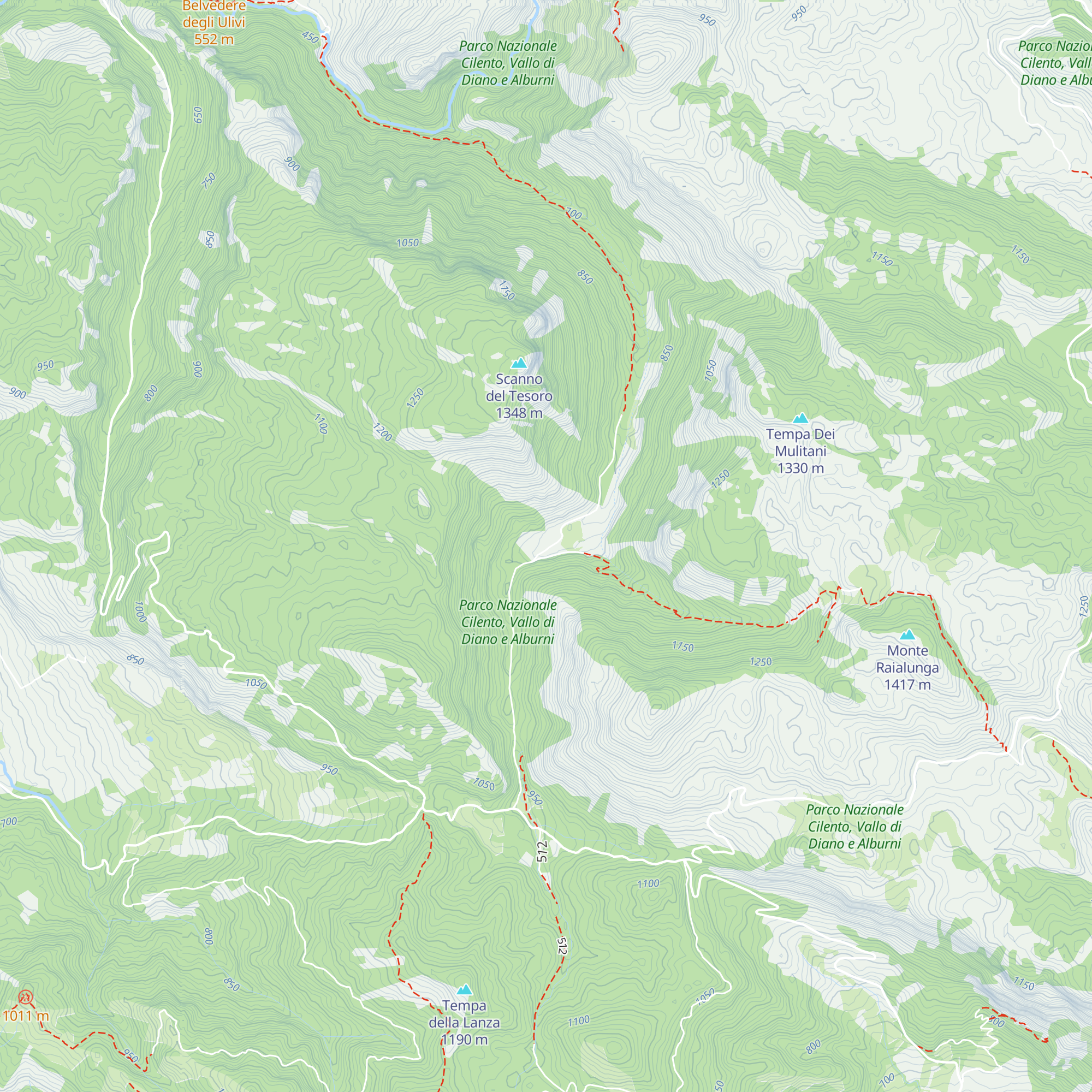 Rifugio Il tesoro degli angeli map