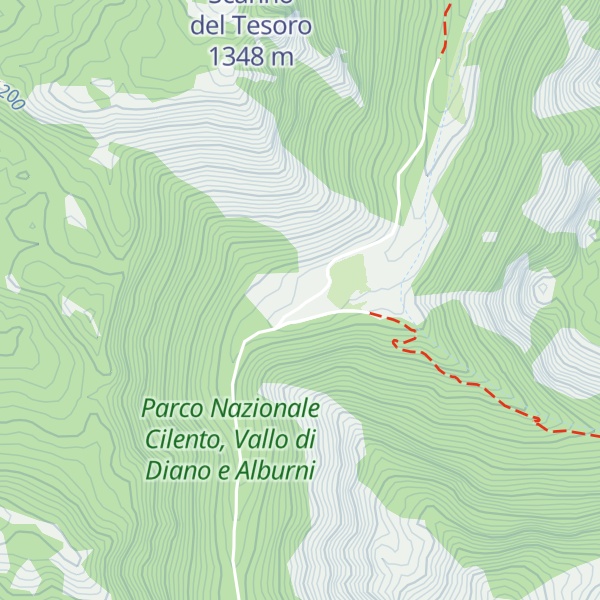 Map of Rifugio Il tesoro degli angeli