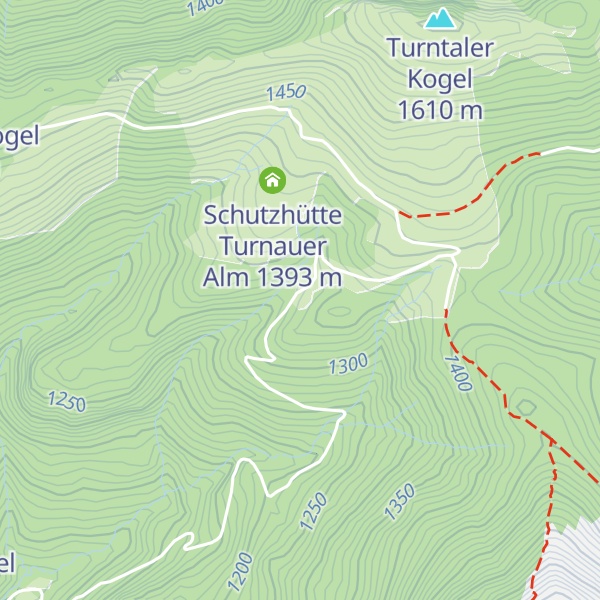 Map of Rosental Hütte