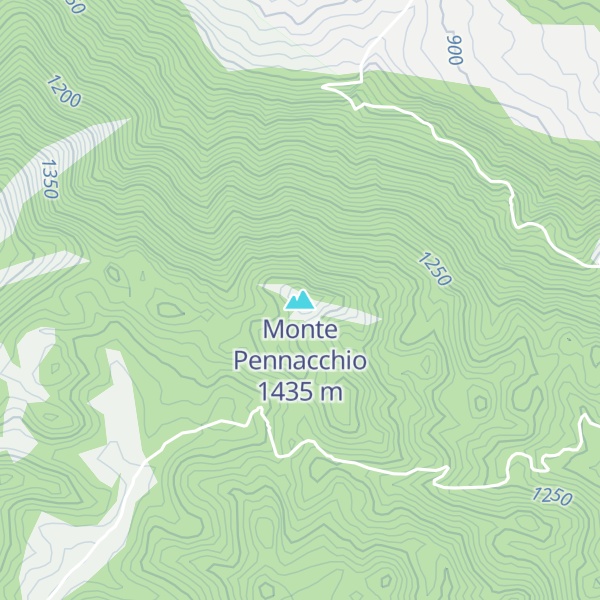 Map of Monte Pennacchio