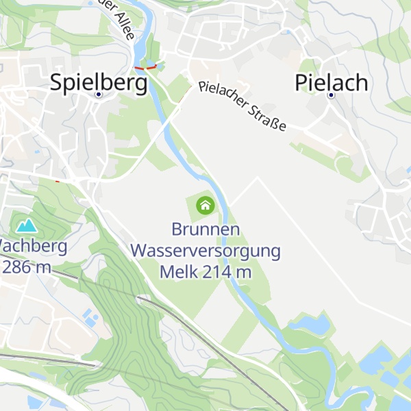 Map of Brunnen Wasserversorgung Melk