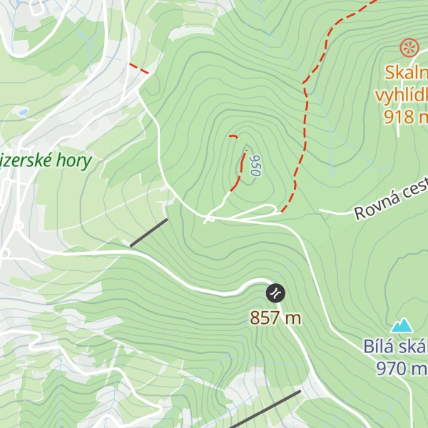 Map of Chata Hvězda