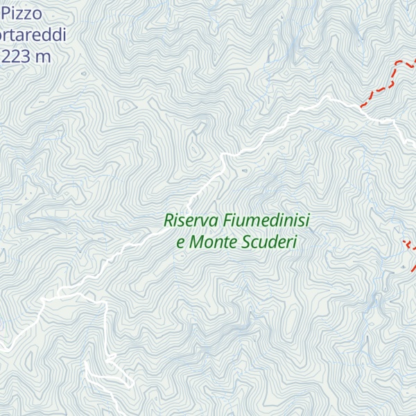 Map of Pizzo Spilingari
