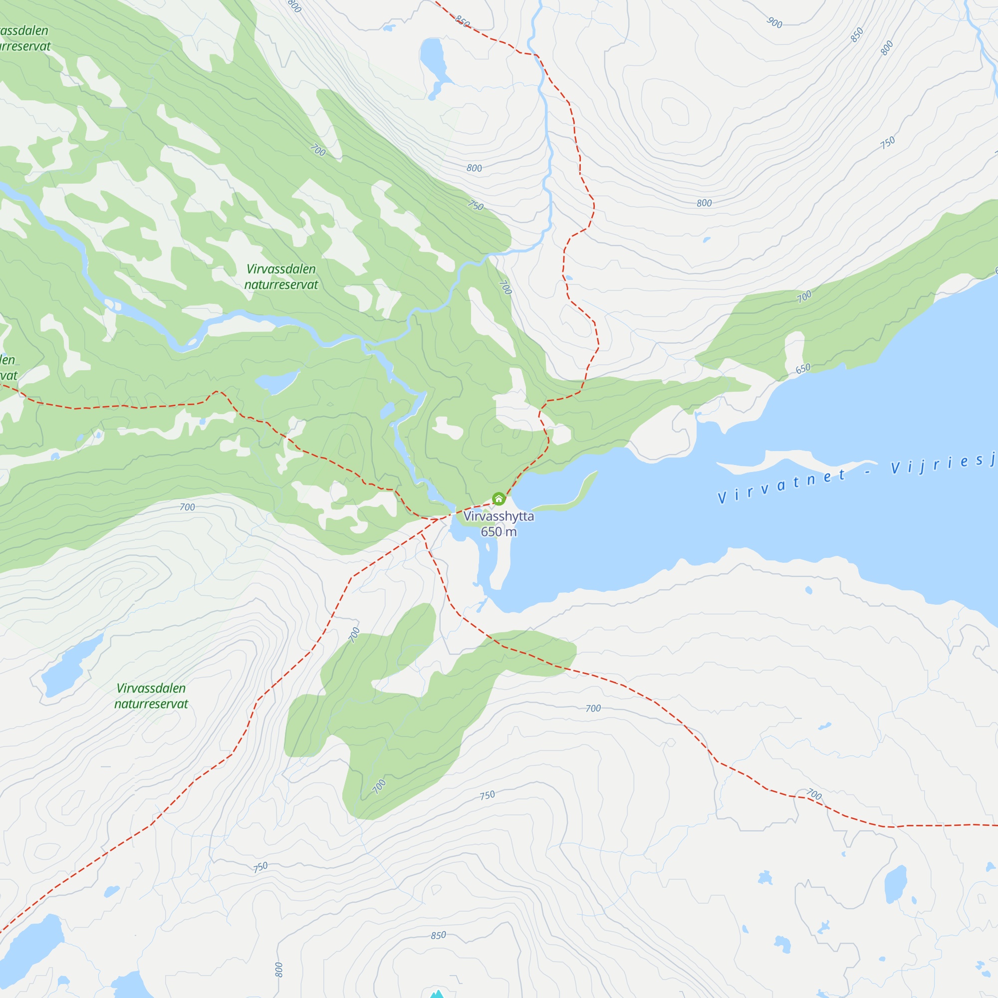 Virvasshytta map