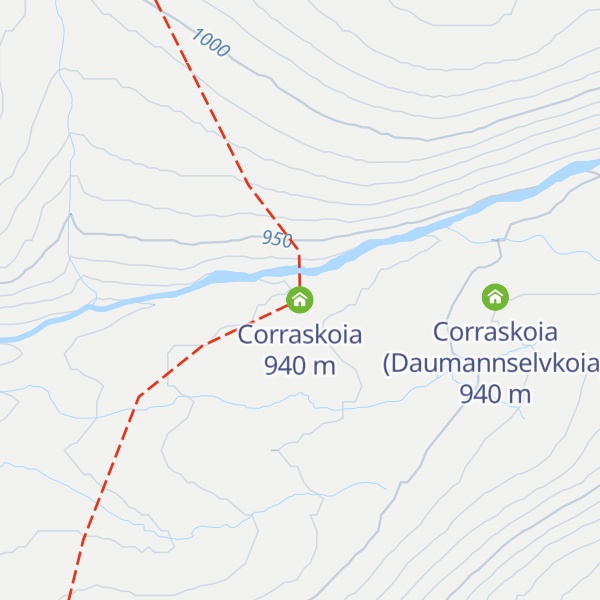 Map of Corraskoia