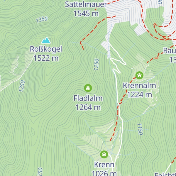 Map of Fladlalm