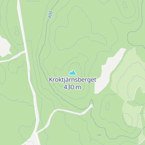 Map of Kroktjärnsberget