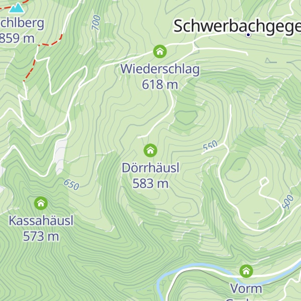 Map of Dörrhäusl
