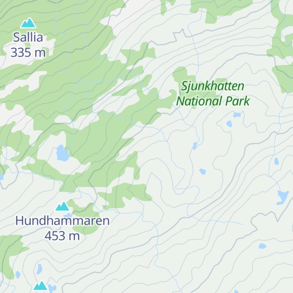 Map of Blommeroshaugen
