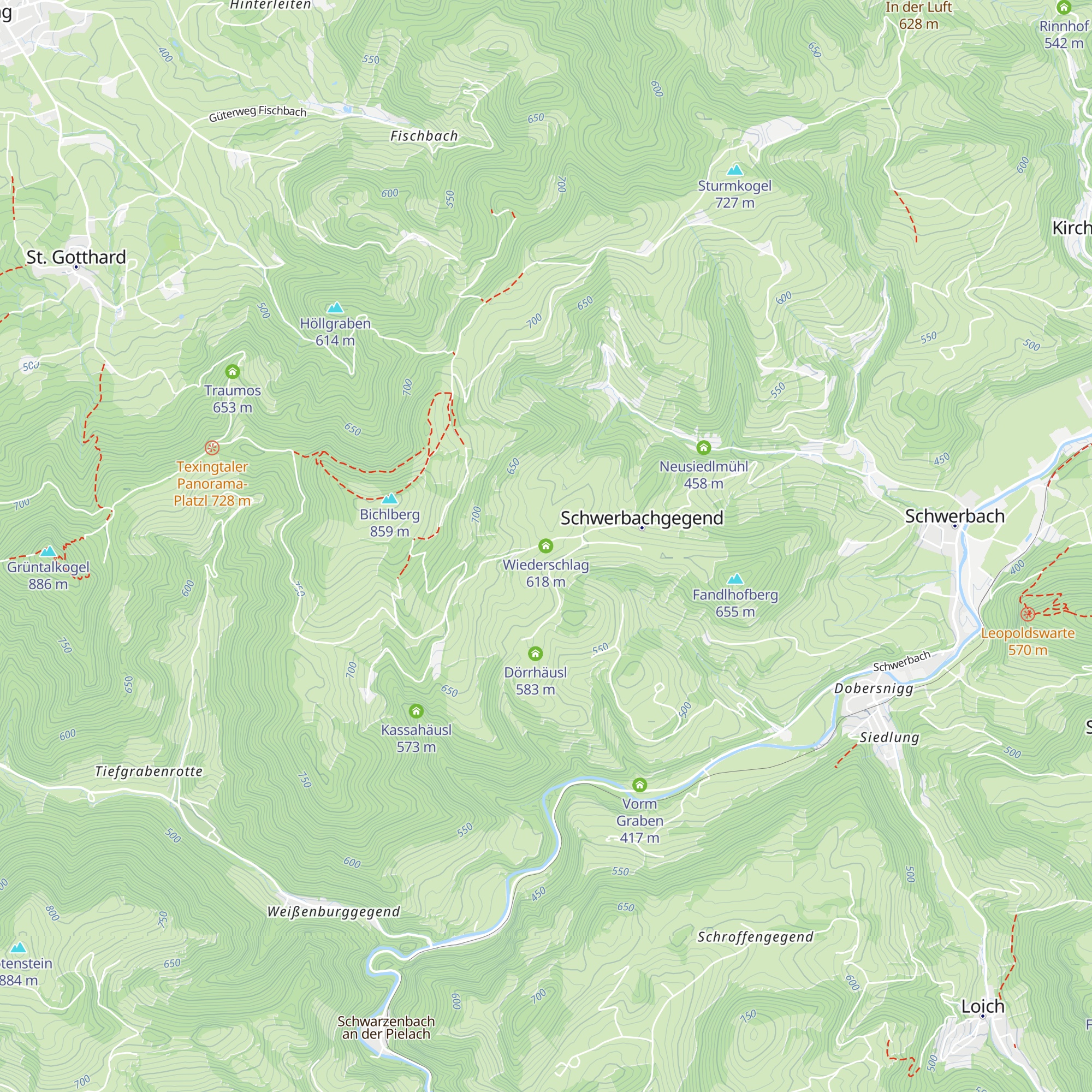 Wiederschlag map
