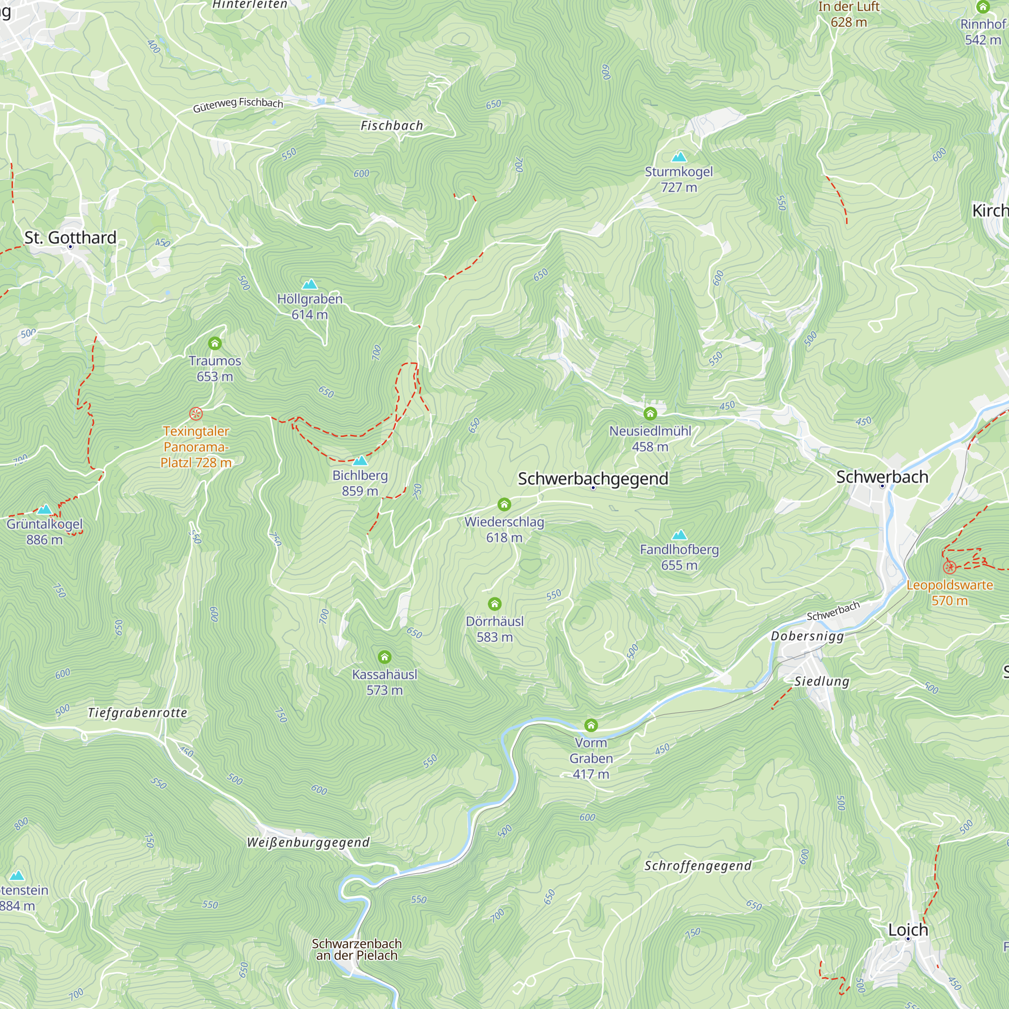 Wiederschlag map