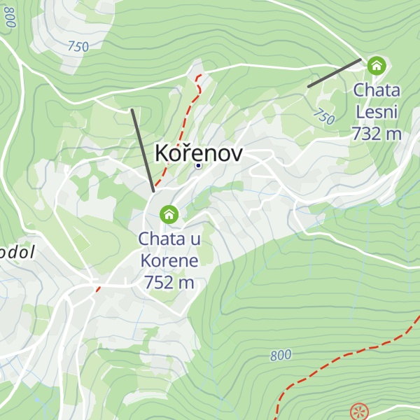 Map of Chata v srdci Krkonoš