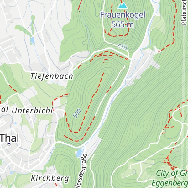 Map of Madersberg