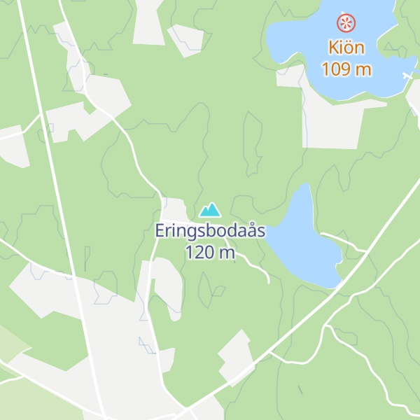 Map of Eringsbodaås