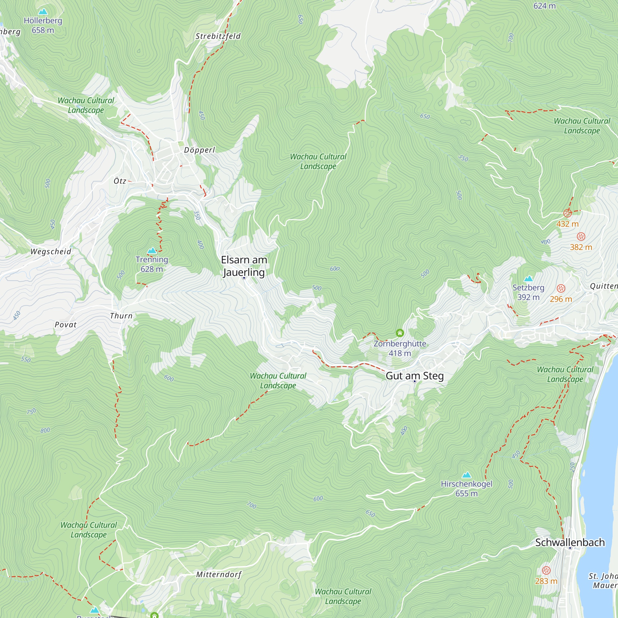 Bruckhütte map
