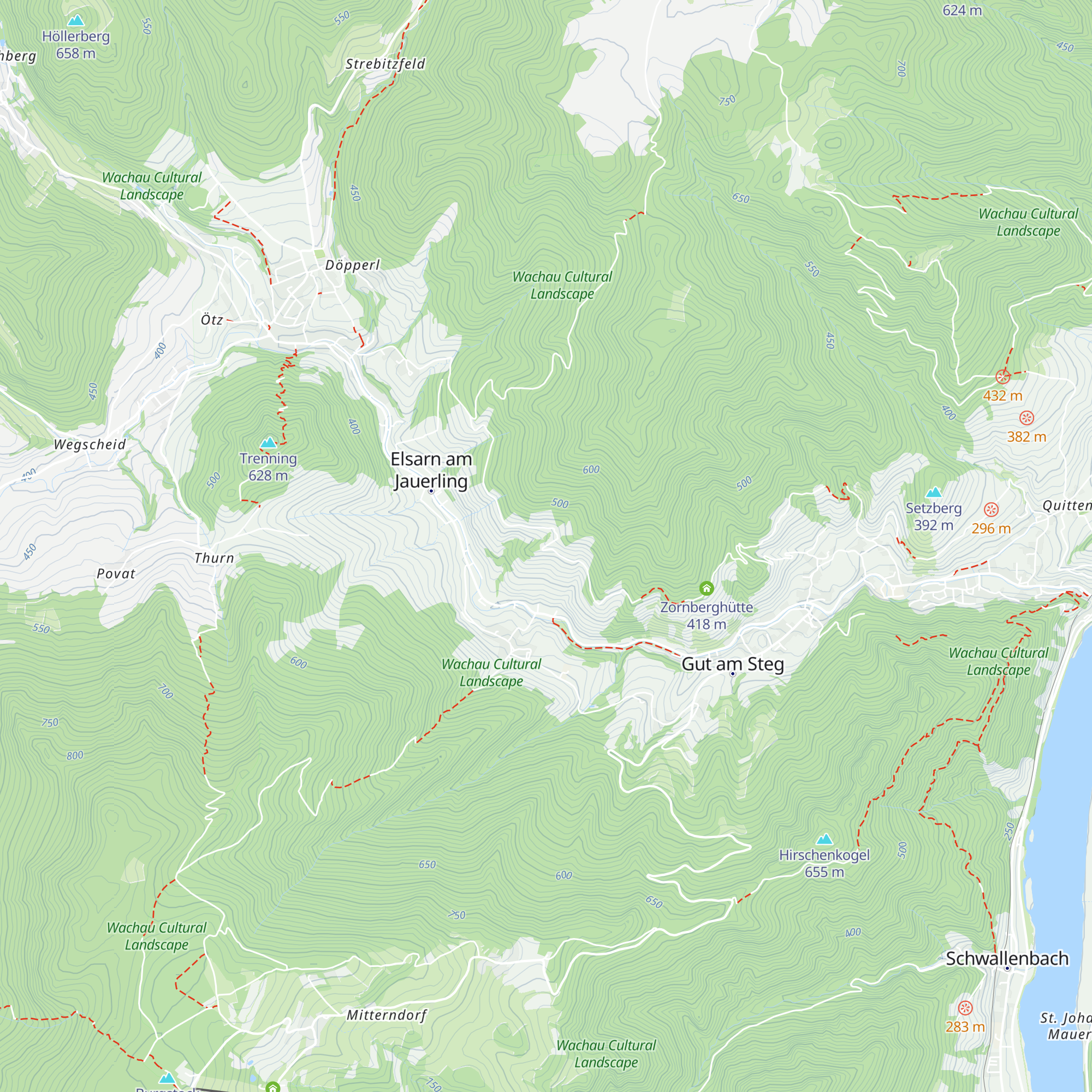 Bruckhütte map