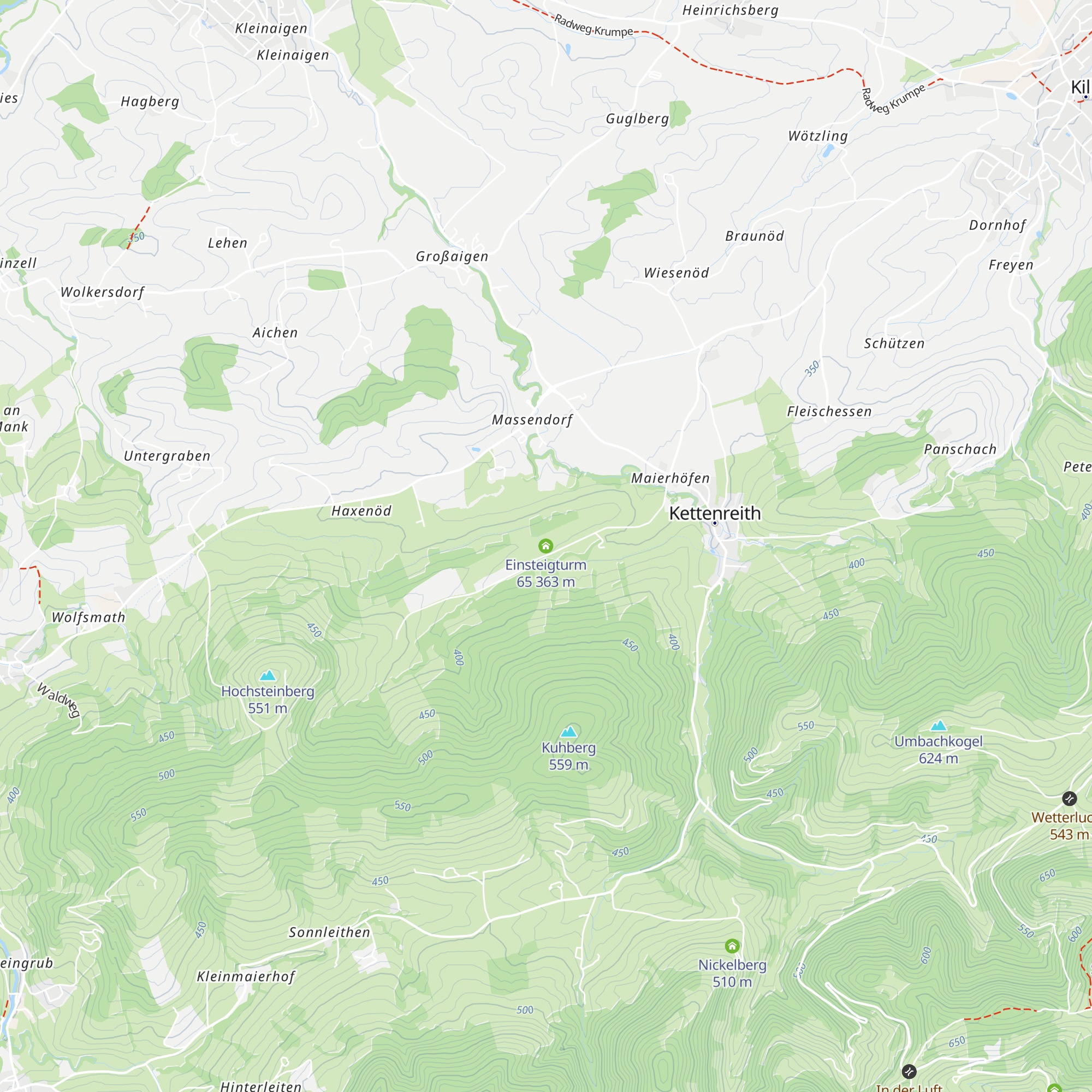 Einsteigturm 65 map