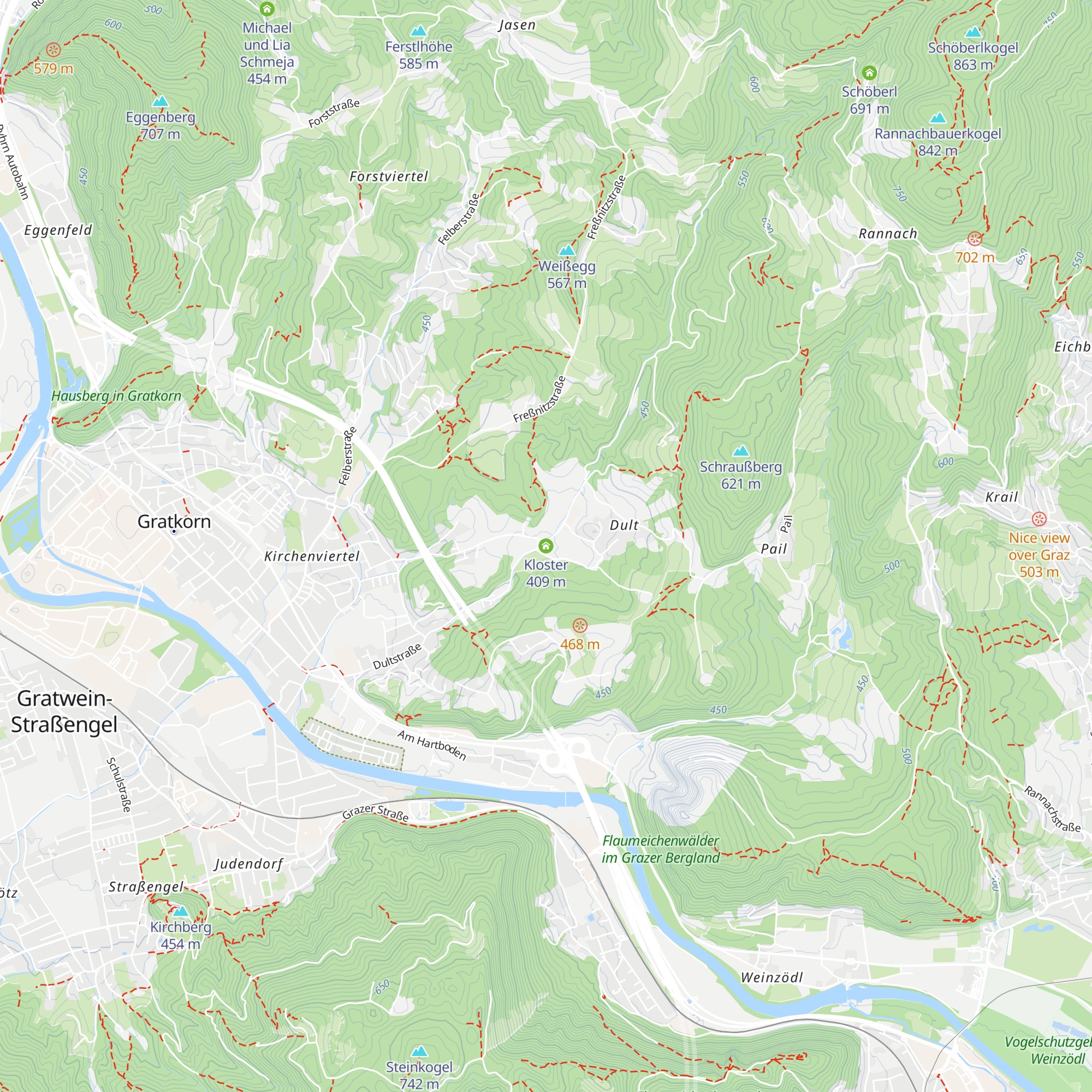 Kloster map