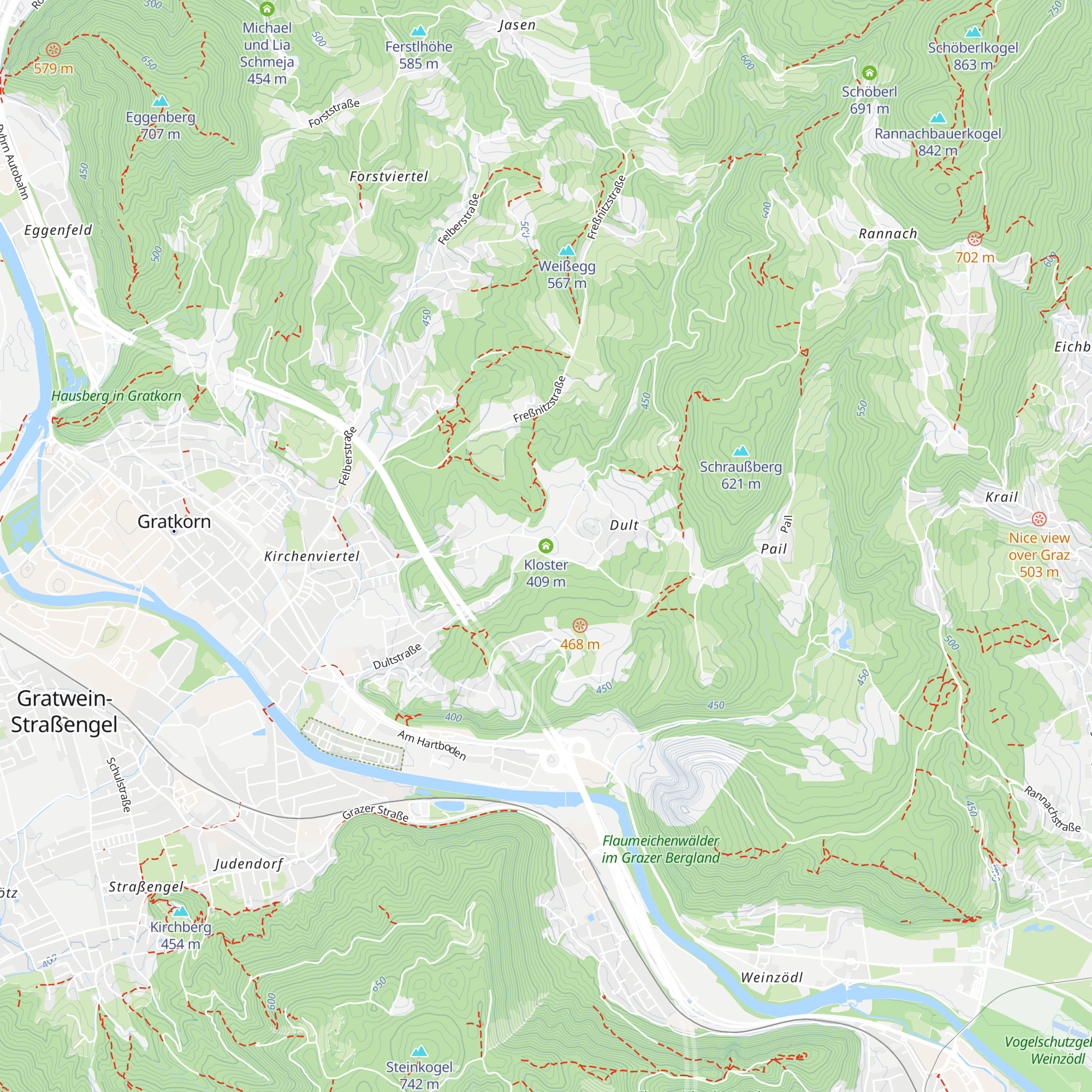 Kloster map