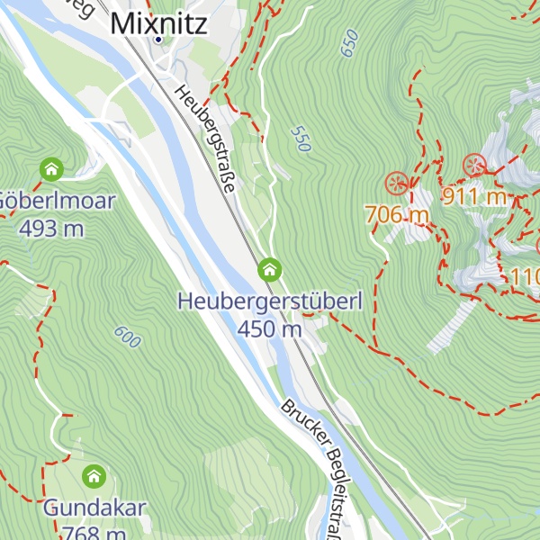 Map of Heubergerstüberl