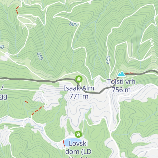 Map of Isaak-Alm