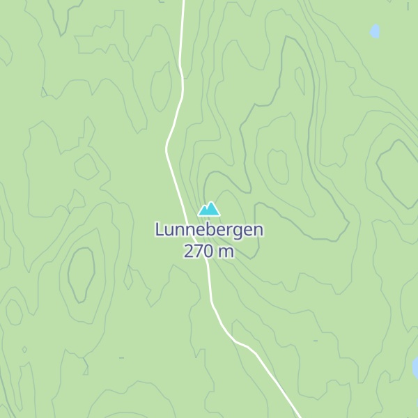 Map of Lunnebergen