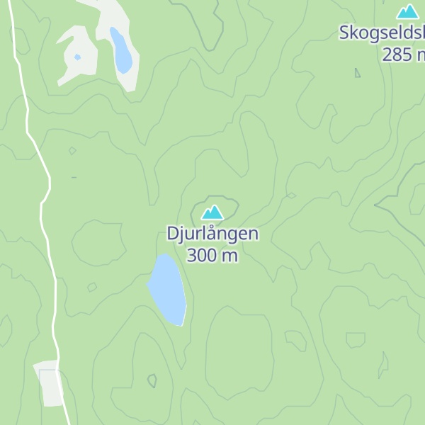 Map of Djurlången