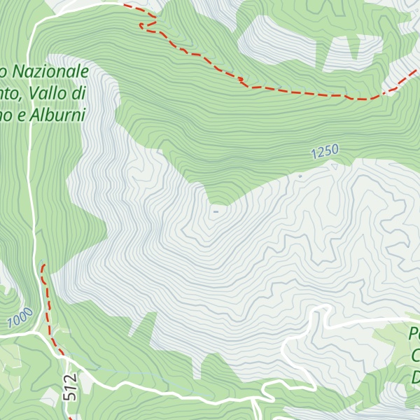 Map of Monte Caravello