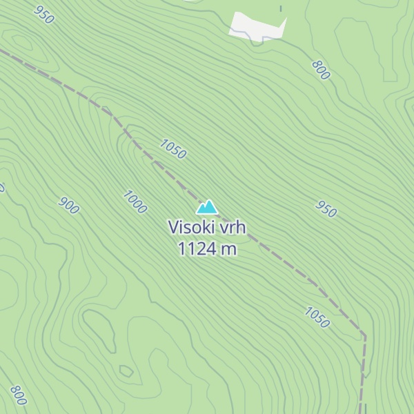 Map of Visoki vrh