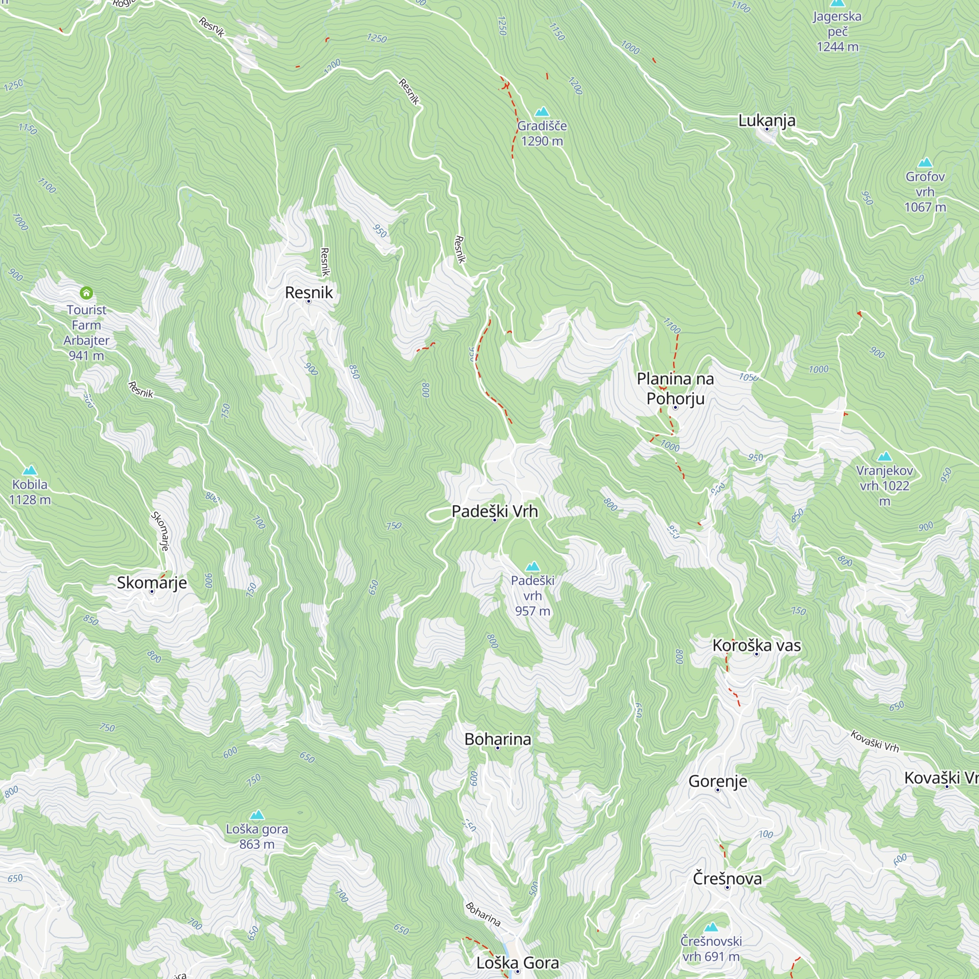 Turistična kmetija Ramšak map