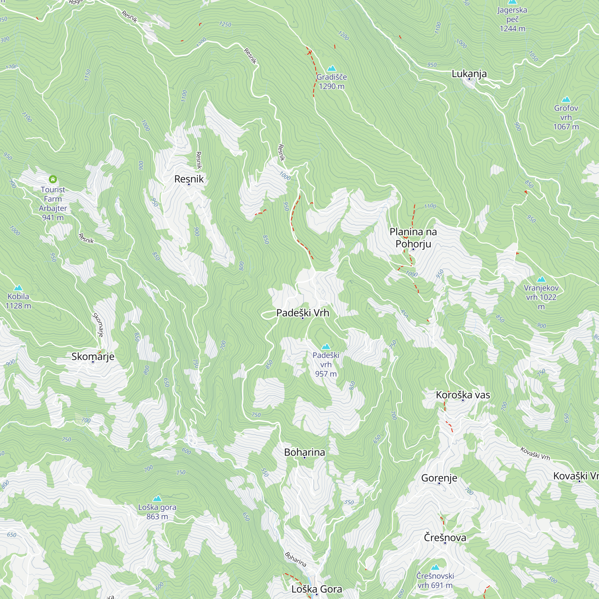 Turistična kmetija Ramšak map