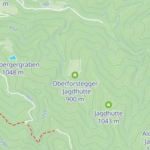 Map of Oberforstegger - Jagdhütte