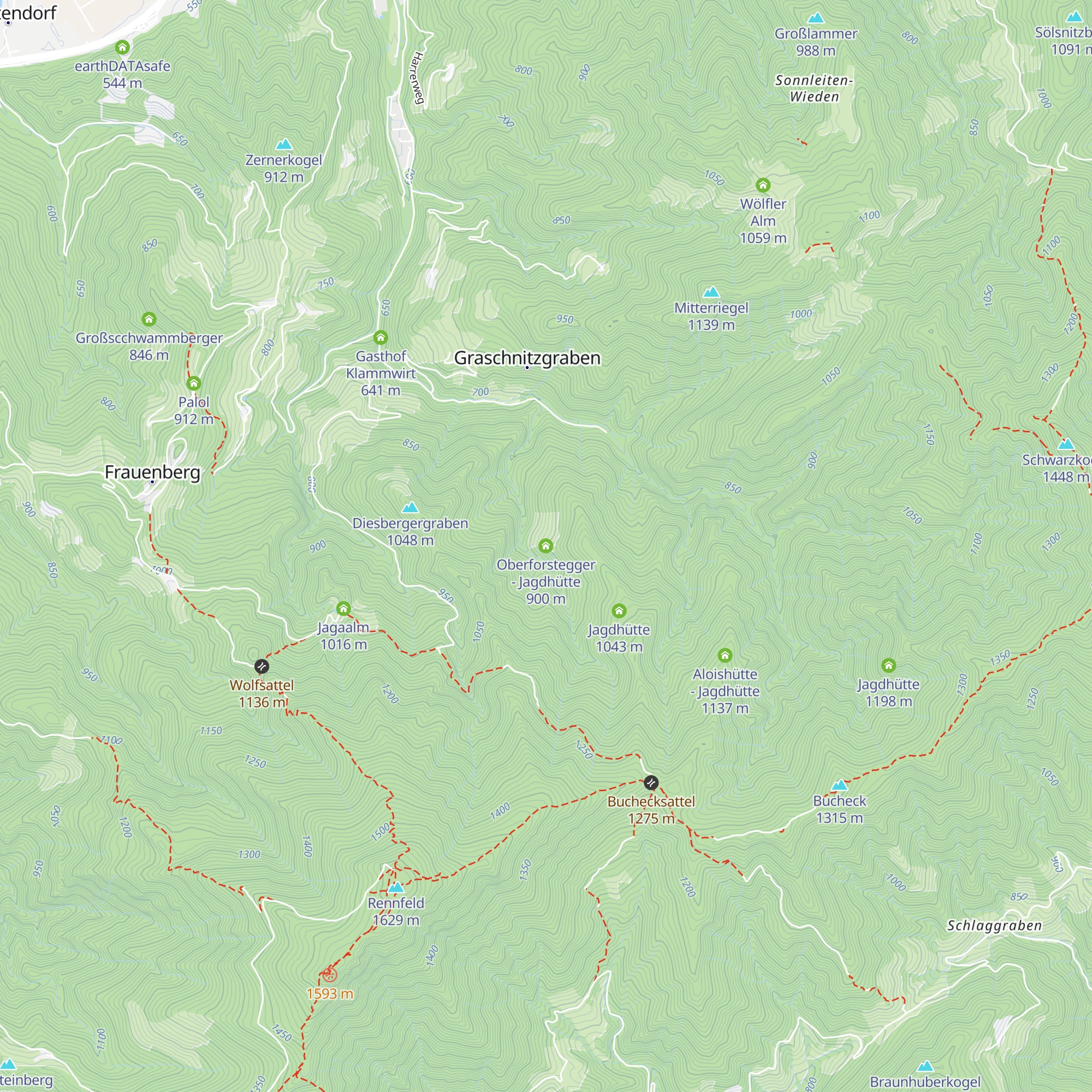 Oberforstegger - Jagdhütte map