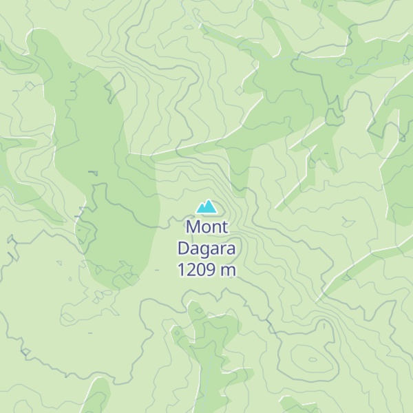 Map of Mont Dagara
