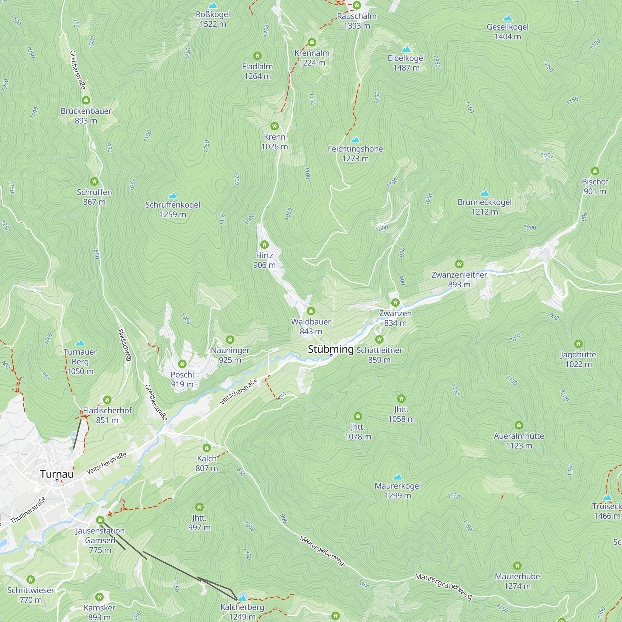 Waldbauer map