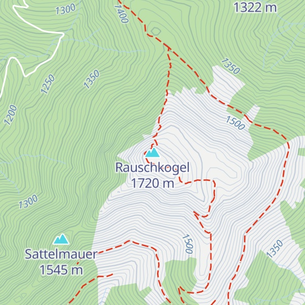 Map of Rauschkogel