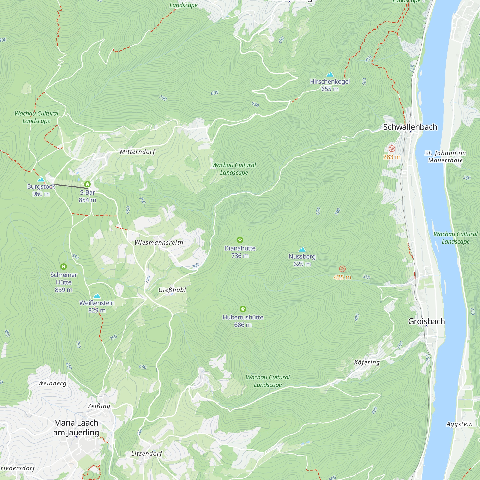 Dianahütte map