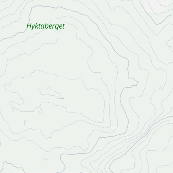 Map of Hyktaberget