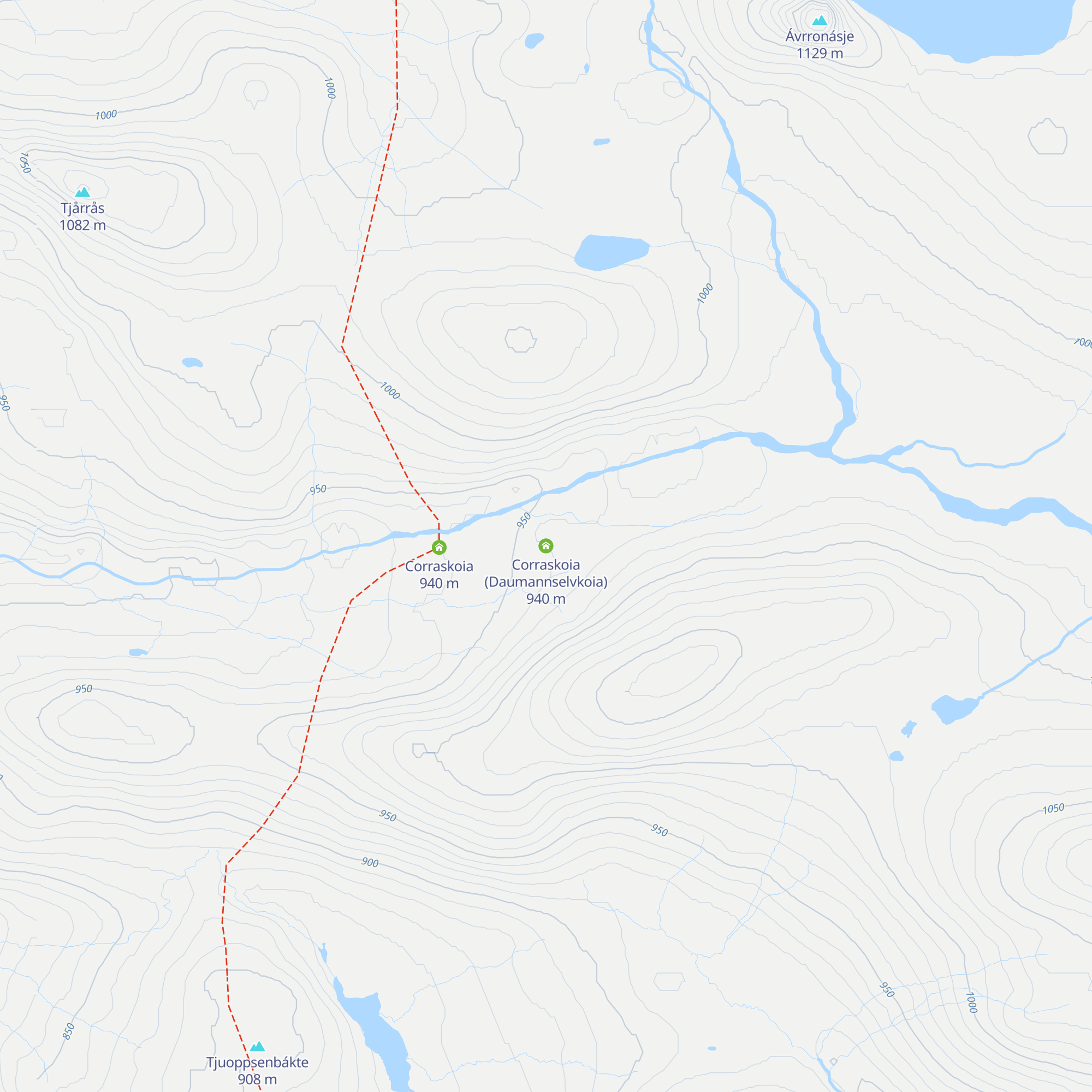 Corraskoia (Daumannselvkoia) map