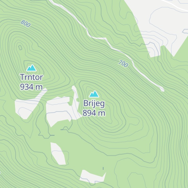 Map of Brijeg