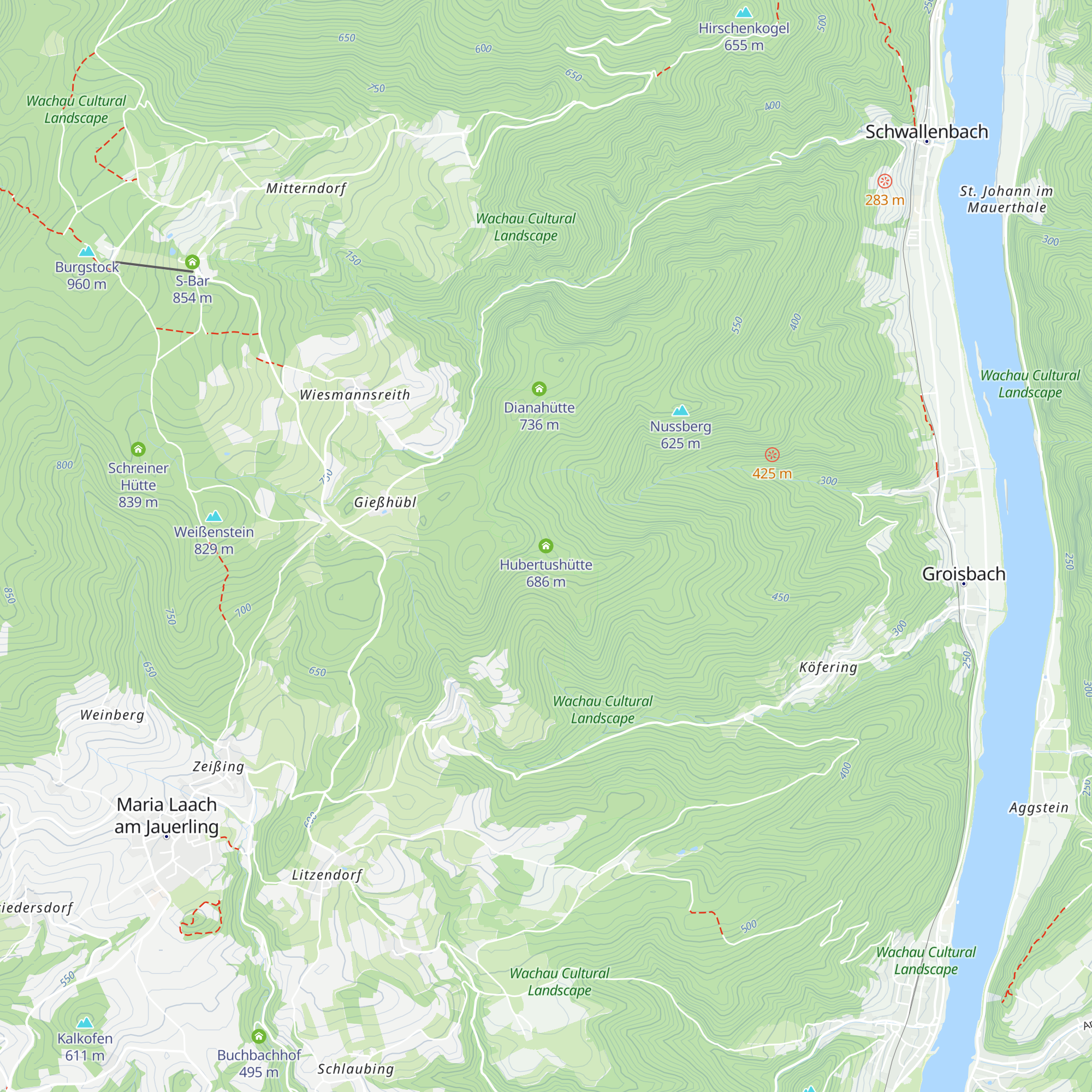 Hubertushütte map