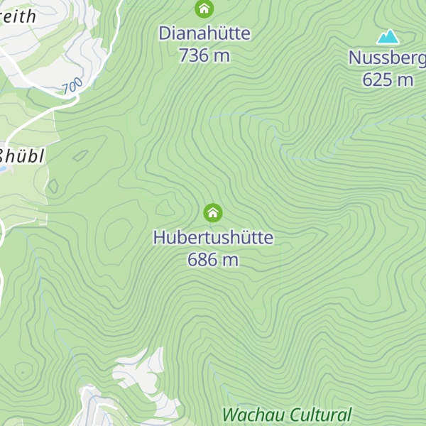 Map of Hubertushütte