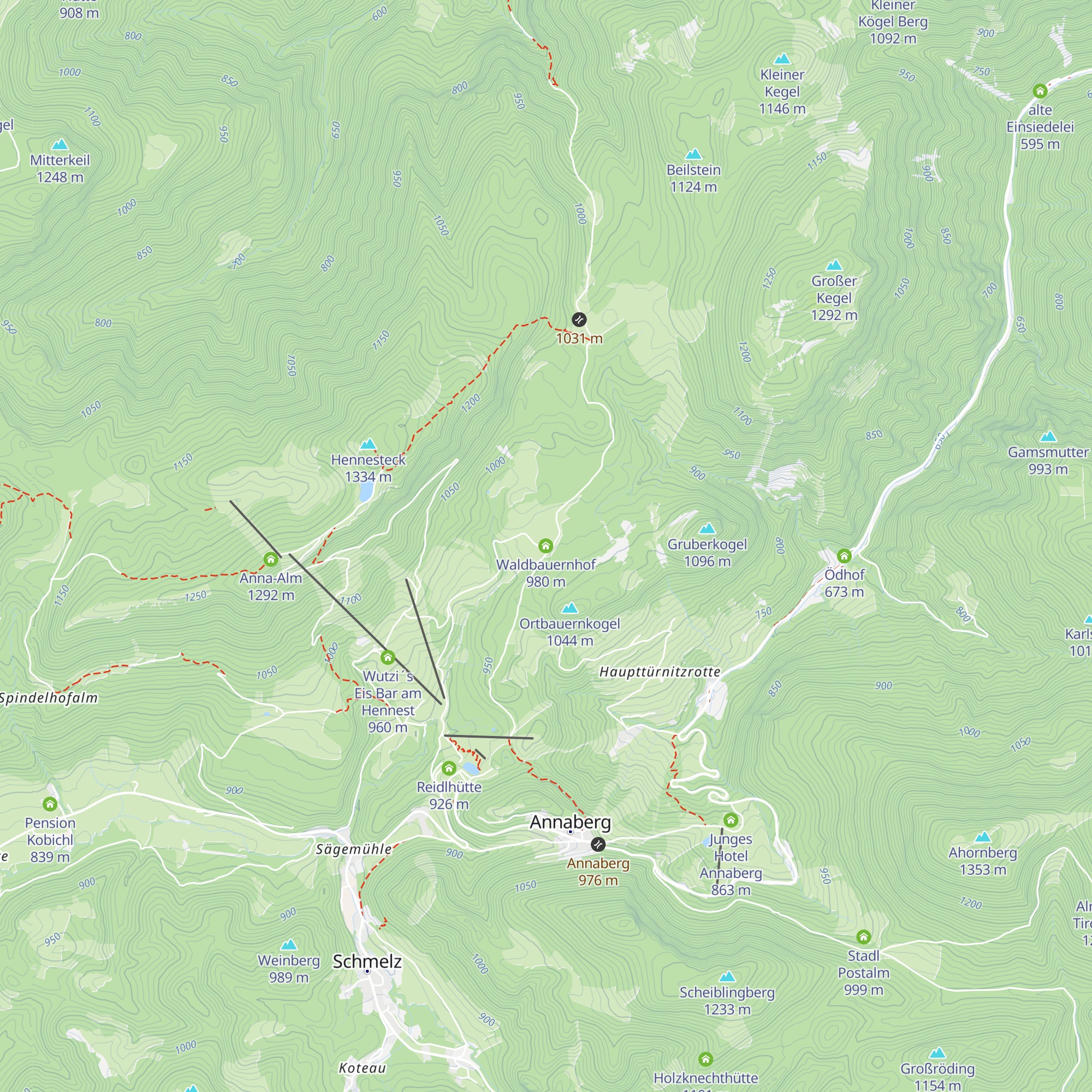 Waldbauernhof map